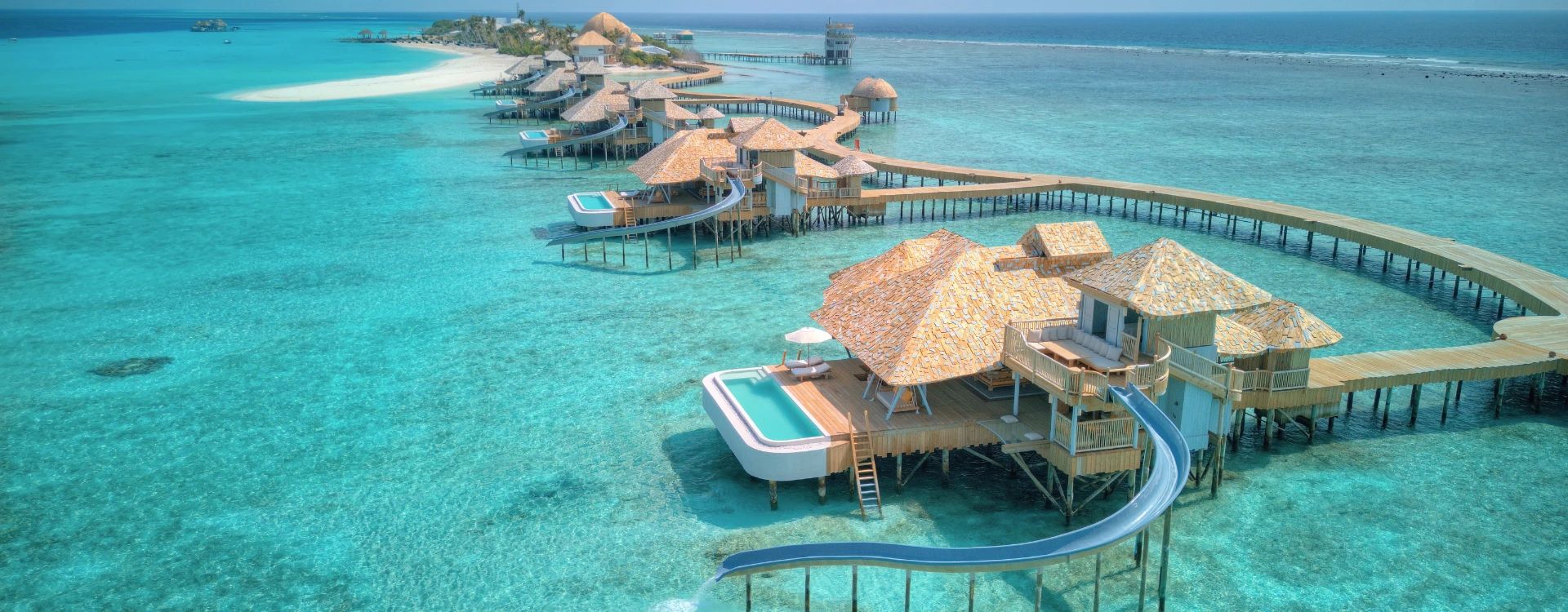 Overwater villas in the Maldives at Soneva Secret