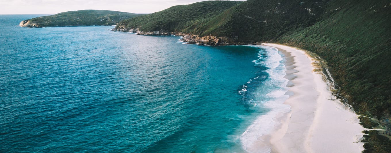 Shelley beach in Albany at sunrise, Western Australia