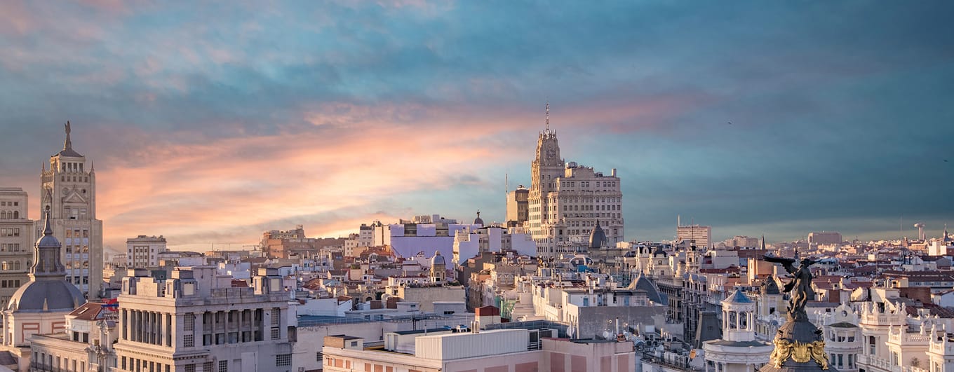 Madrid skyline