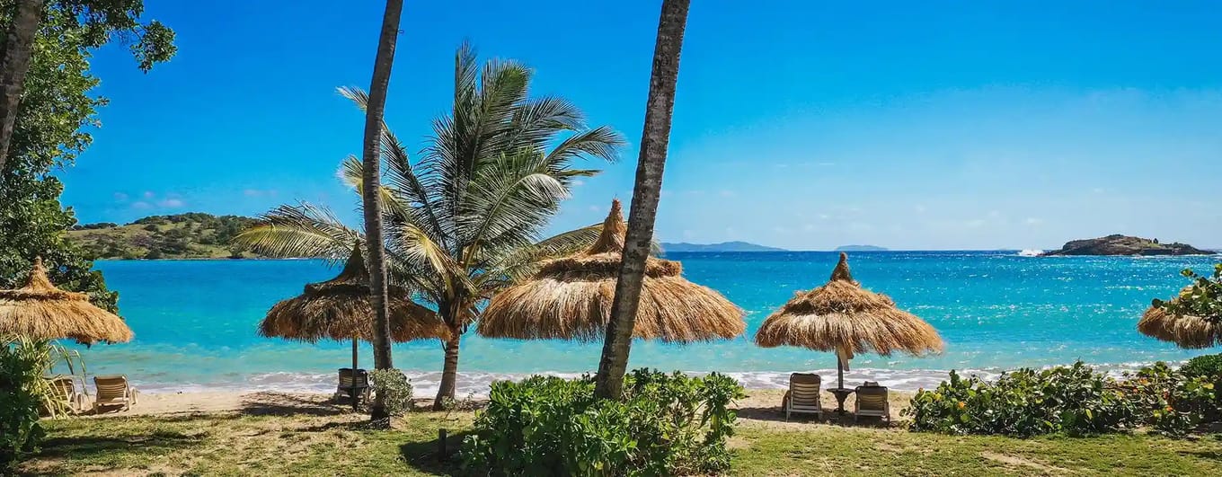 Sunshine on the beach at Bequia, St Vincent & Grenadines