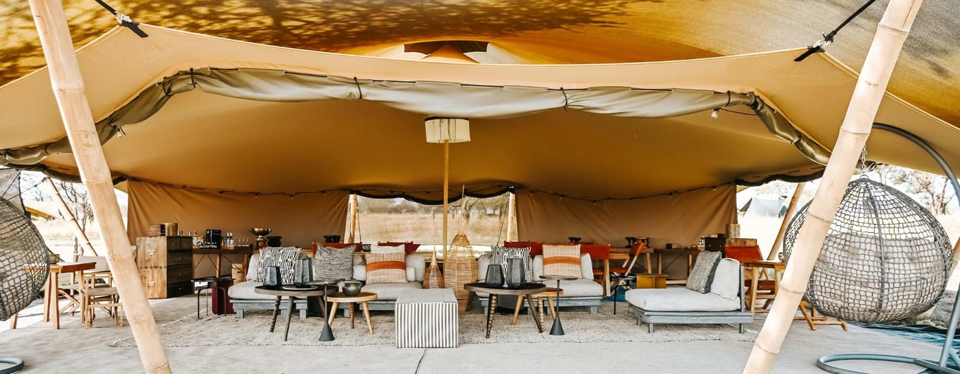 Tented accommmodation at Usawa Serengeti