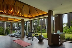 Fitness centre at luxury Bali Hotel