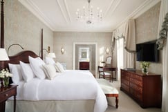 Bedroom of a luxury Ireland hotel