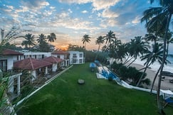 The aerial of Kumu Beach, Sri Lanka