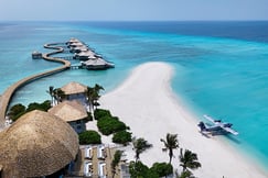 Arrival of a Seaplane at Soneva Secret