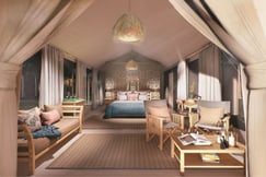 Luxury tented camp suite in Kenya