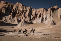 horse riding in atacama desert peru