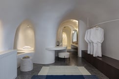 Bathroom at Canaves Oia Suites, Greece