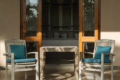 Private terrace at Kirana Santani Villa, Sri Lanka