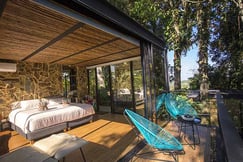 The room with a balcony at Bio Habitat