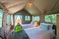 Tented camp accomodation