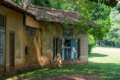 The exterior of Cinnamon Hill at Lunuganga, Sri Lanka