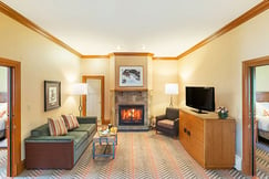 Fairmont Jasper Park Lodge_Lake Suite View with Fireplace