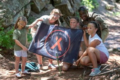 Children on the Bear Grylls Survival Academy experience