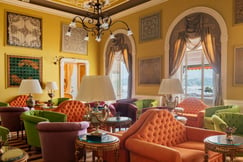 Opulant living room at Grand Hotel Tremezzo