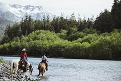 Horseback Riding from Clayoquot Wilderness Lodge