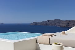 The infinity pool suite at Canaves Oia Suites, Greece