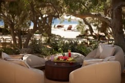 Dining by the beach in One&Only Kea Island, Greece