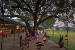 Outdoor area at luxury Kenya hotel