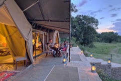 Tents at luxury Kenya hotel