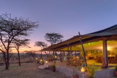 Outdoor area at luxury Kenya hotel