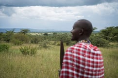 Maasai guide in Naboisho Conservancy