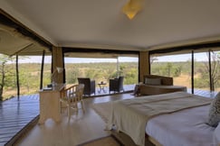 Double room at Kenya tented camp