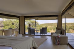 Double room at Kenya tented camp in Maasai Mara