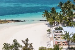 Private beach overlooking ocean