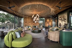 Main Lounge at Lolebezi Lodge