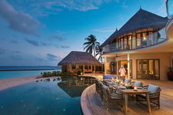 Private Dining in the Mansion at The Nautilus Maldives