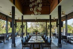 Restaurant at luxury Bali hotel