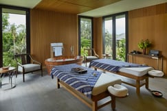 Massage tables at luxury Bali hotel