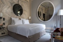 Bedroom of luxury Venice hotel