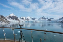 Observation deck in Ocean Albatros, The Arctic