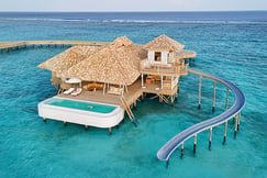 The exterior of Overwater Hideaway Villa