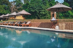 Main pool at Lunuganga, Sri Lanka