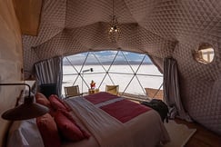 Exclusive Suite Domes interior at Pristine Salinas Grandes Camp, Argentina