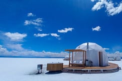 Premium Suite Domes exterior at Pristine Salinas Grandes Camp, Argentina