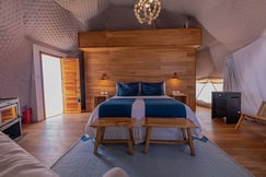 Premium Suite Domes interior at Pristine Salinas Grandes Camp, Argentina