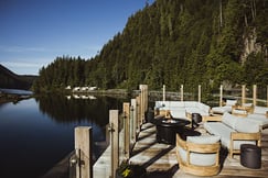 Rooftop View from Clayoquot Wilderness Lodge