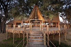 Camp entrance of Sitatunga, Botswana