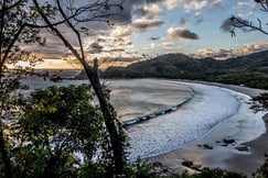 The sunset view you can enjoy from Morgan's Rock