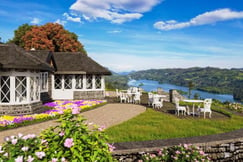 Gardens at Uga Halloowella overlooking Castlereagh Reservoir