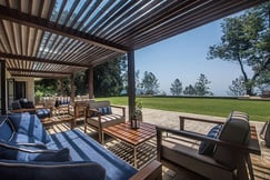 Veranda in sunny day at Goatfell, Sri Lanka