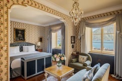 Alberica suite at Villa Sola Cabiati ovrlooking Lake Como