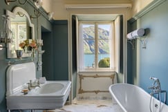 Bathroom at Villa Sola Cabiati overlooking Lake Como