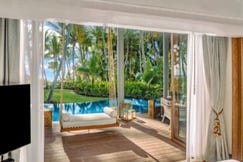 Private pool suite at luxury Seychelles hotel