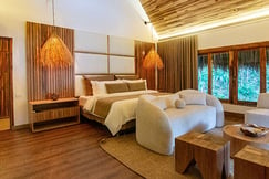 Yewi Superior Suite bedroom at Tewimake Colombia