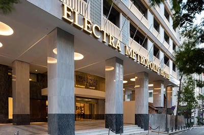 The entrance of Electra Metropolis Athens, Greece